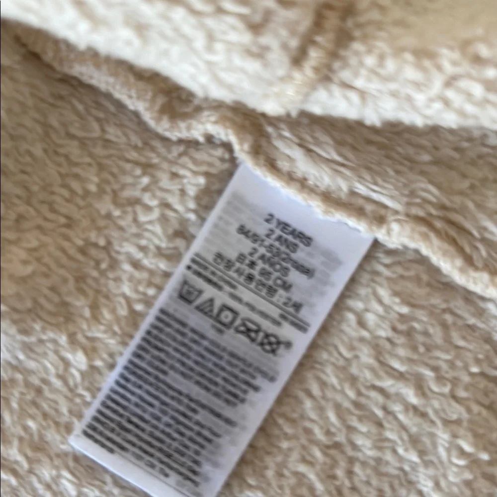 Baby Gap Star Wars Gender Neutral Adorable Baby Yoda Grogu Tan Fleece Robe!